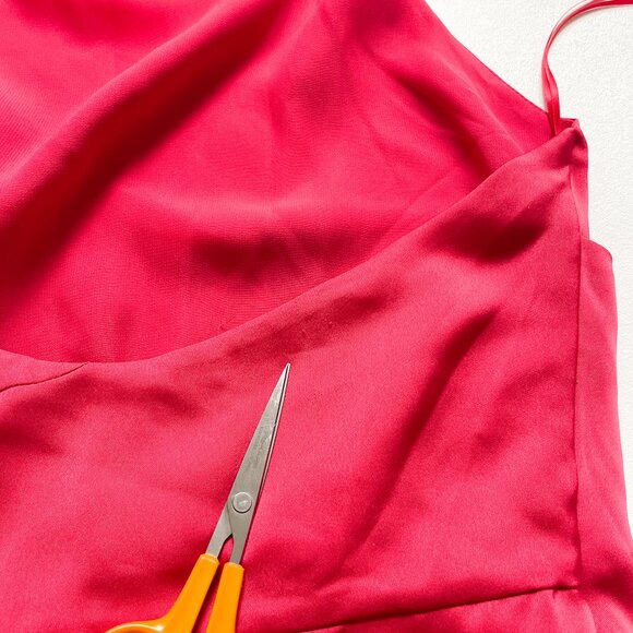 Ramy Brook Daphne Wrap Blouse Rouge Red Size 0 NEW NWT - Picture 8 of 10